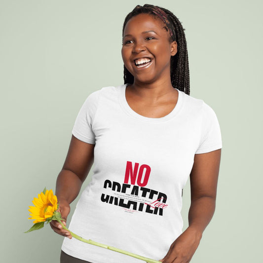 Women's 'No Greater Love' Inspirational T-Shirt