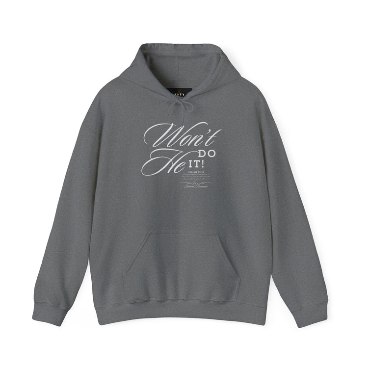 "Won't He Do It!" Unisex Hoodie