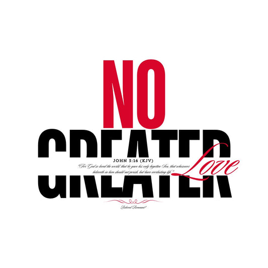 Women's 'No Greater Love' Inspirational T-Shirt