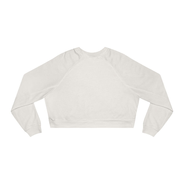Women's Cropped Fleece Sweatshirt - "Won't He Do It!"