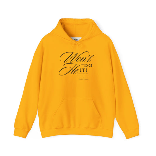 "Won't He Do It!" Unisex Hoodie