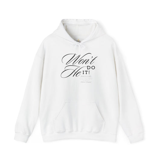 "Won't He Do It!" Unisex Hoodie